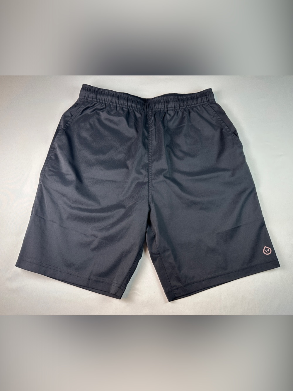 Tasc Men's Black Athletic Shorts Drawstring Elastic Waist Pockets